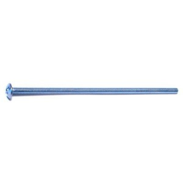 Midwest Fastener #6-32 x 4 in Combination Phillips/Slotted Truss Machine Screw, Zinc Plated Steel, 100 PK 07628
